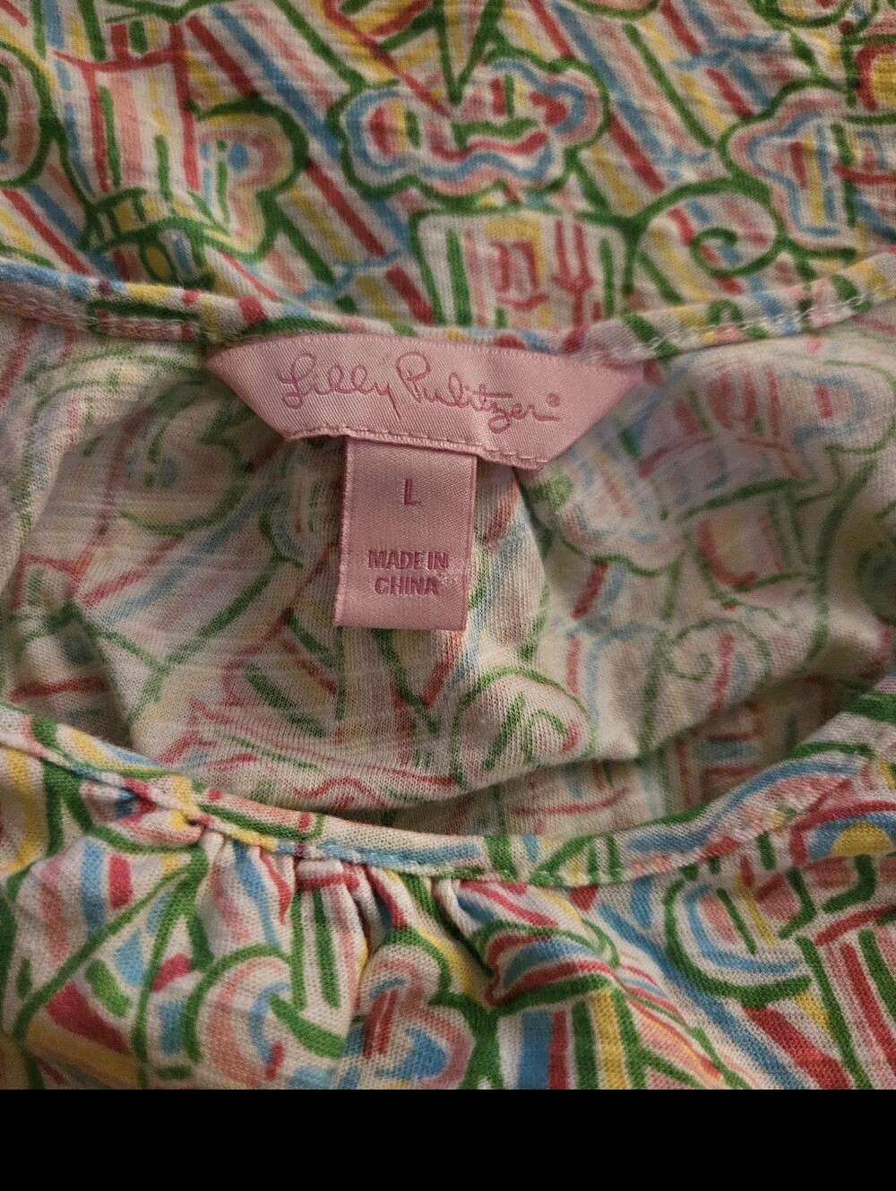 Lilly Pulitzer l Sleeveless Casual Summer Dress in Pastel Multi-Color - Picture 2 of 9